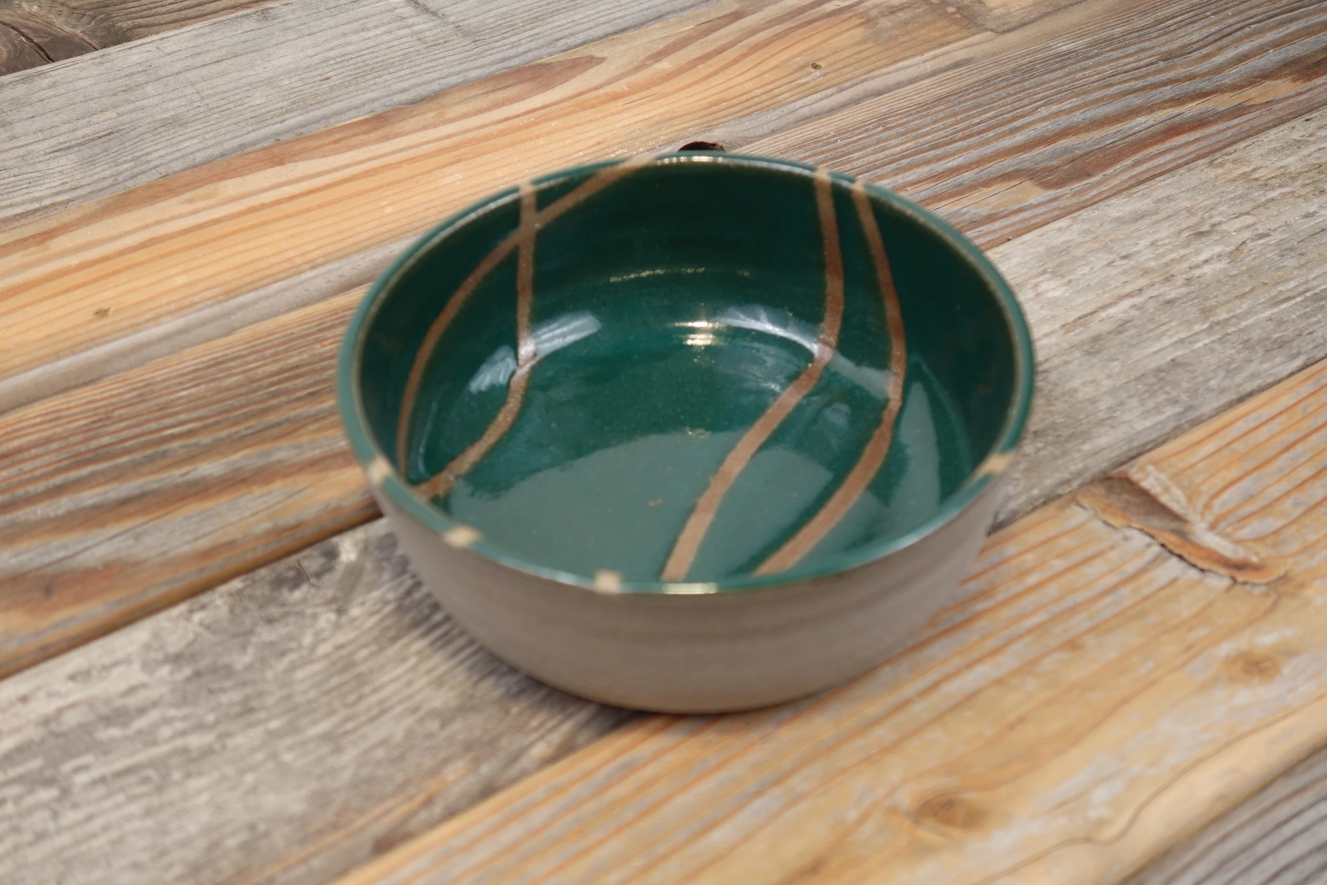 Schale "Lebenslinien" - grün  