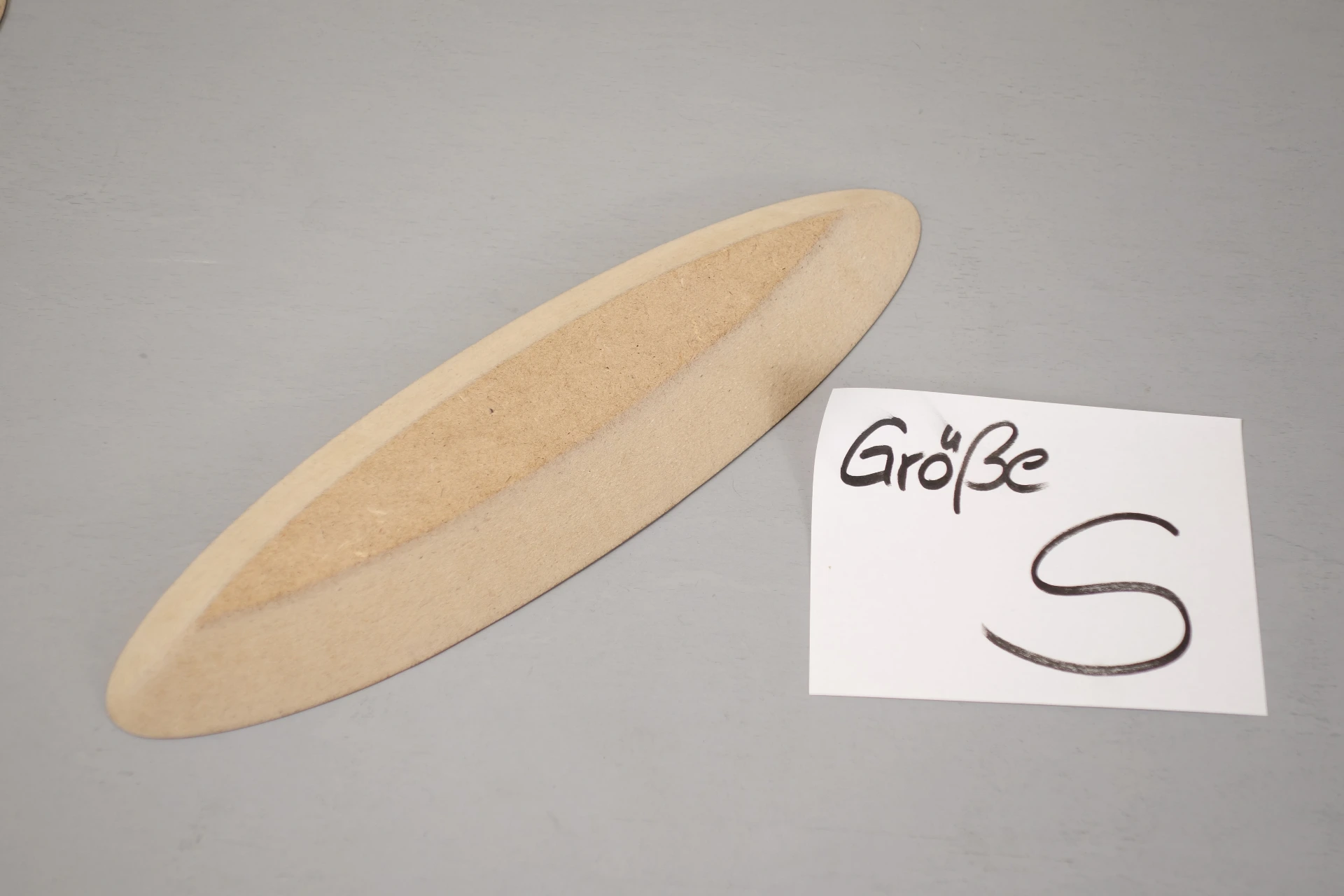 Überform "Oval schmal" (Abgeschrägt, S)