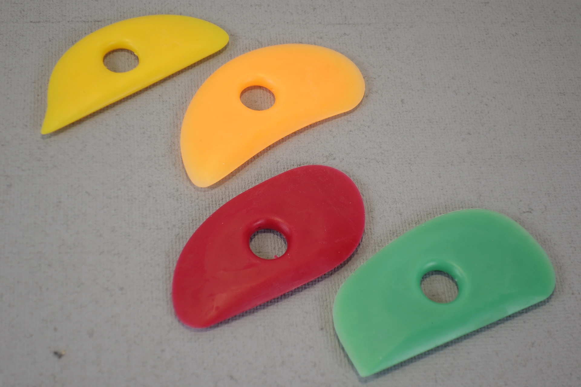 Flexible Gummi Drehschiene "4er Set"